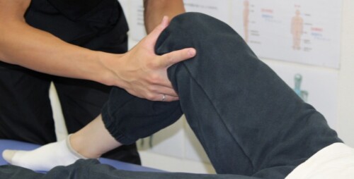 膝の施術