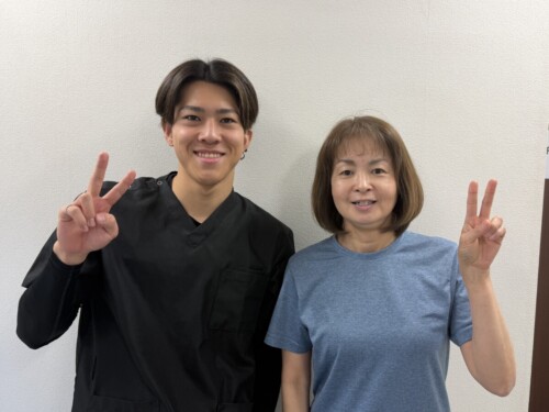 股関節痛の患者様
